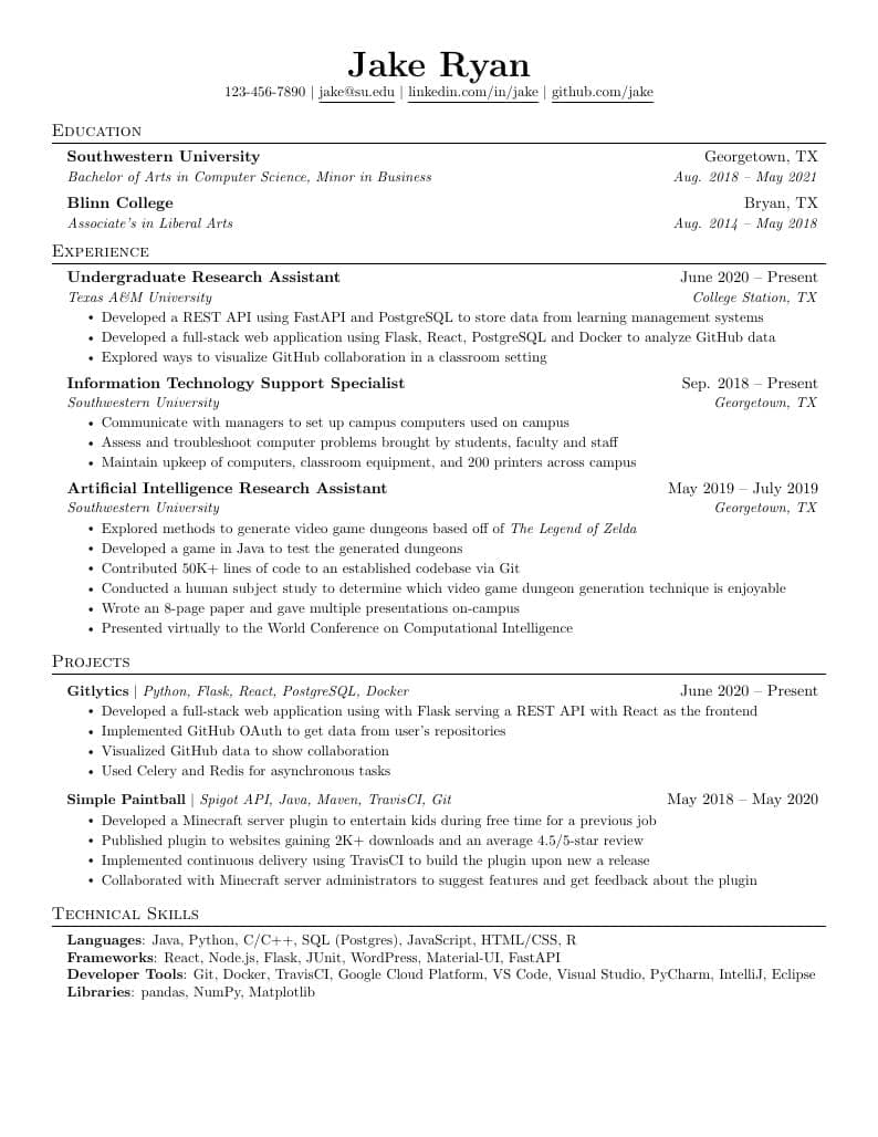 Resume Template